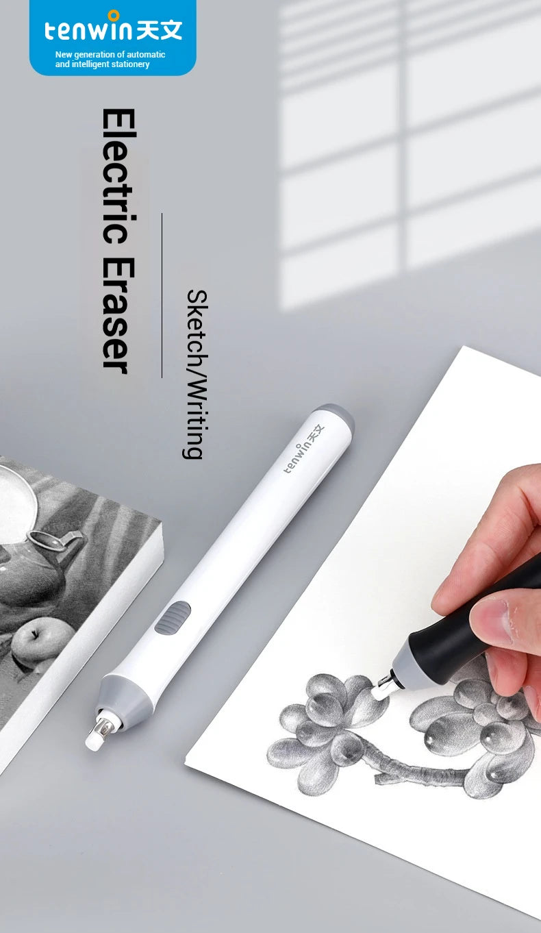 CowLost | tenwin-adjustable-electric-rubber-eraser-with-rubber-refills-battery-power |7