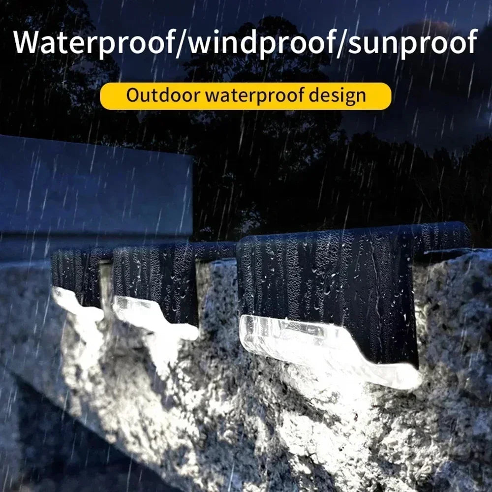 CowLost | product_id-4pcs-solar-waterproof-led-deck-step-fence-lights-for-outdoor-yard-garden |9