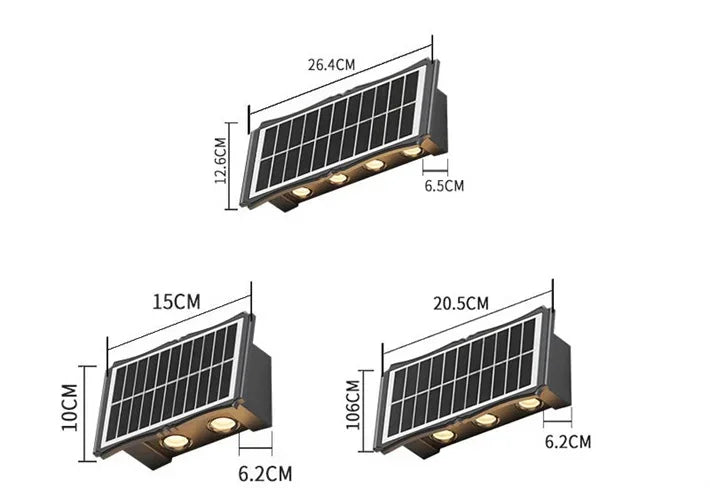 CowLost | product_id-solar-waterproof-led-wall-light-outdoor-high-brightness-up-down-garden-light |21