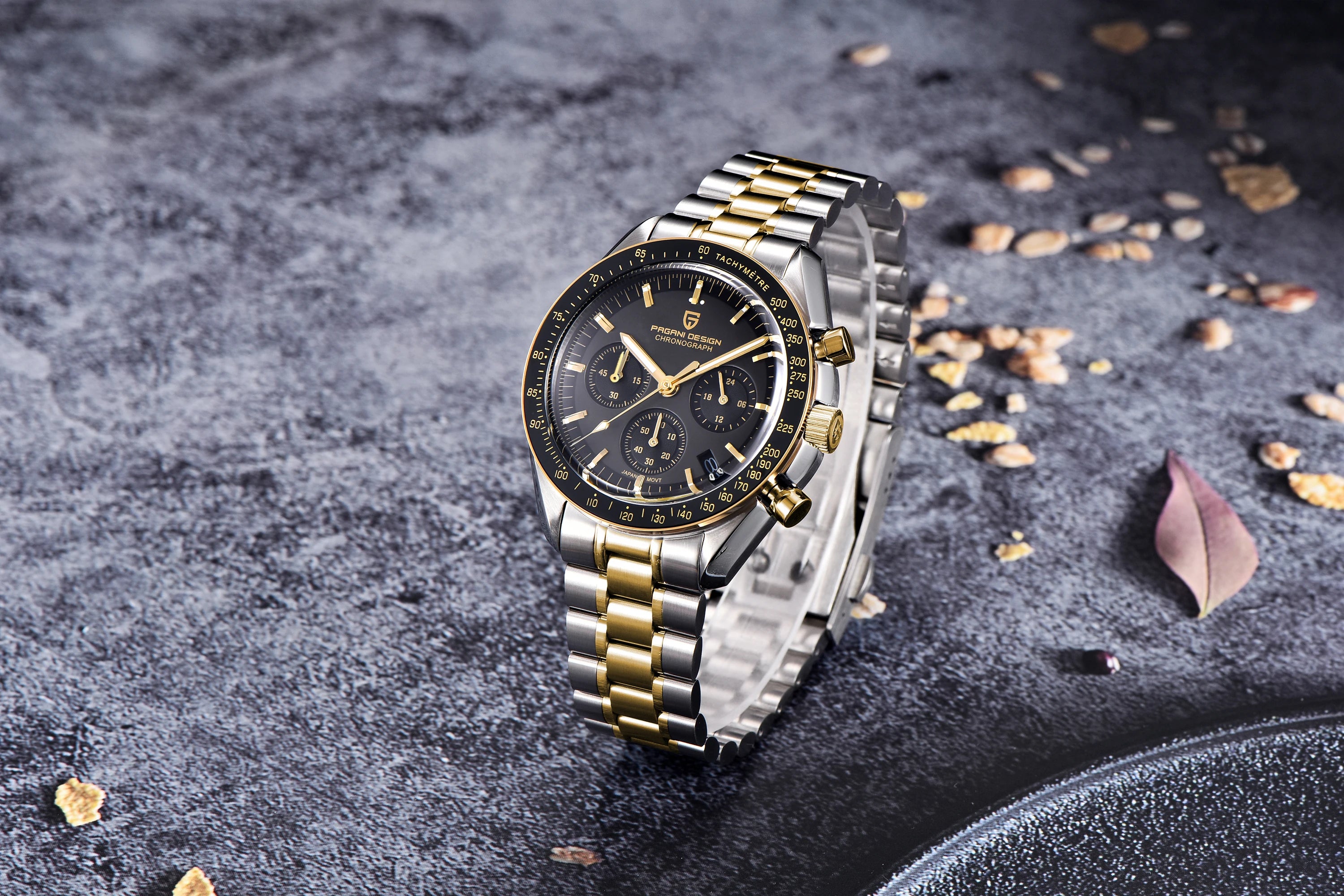 CowLost | pagani-design-2025-silver-gold-moon-luxury-quartz-watches |10