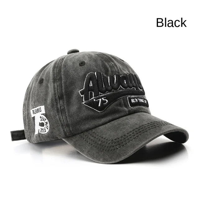 CowLost | baseball-cap-fashion-letter-embroidery-snapback-hat-vintage |22