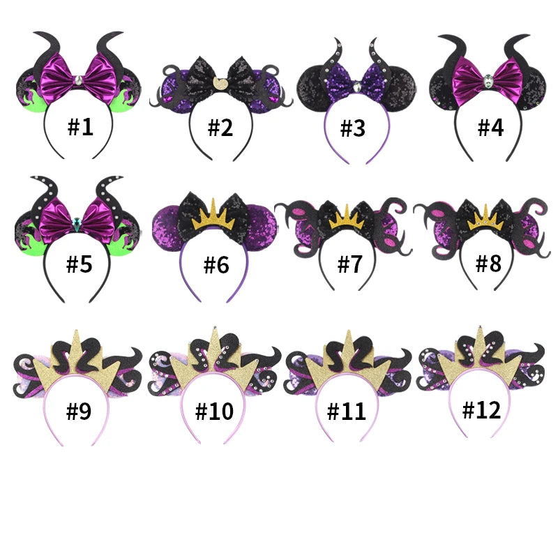 CowLost | disney-maleficent-headbands-kids-cosplay-horns-of-witch |7