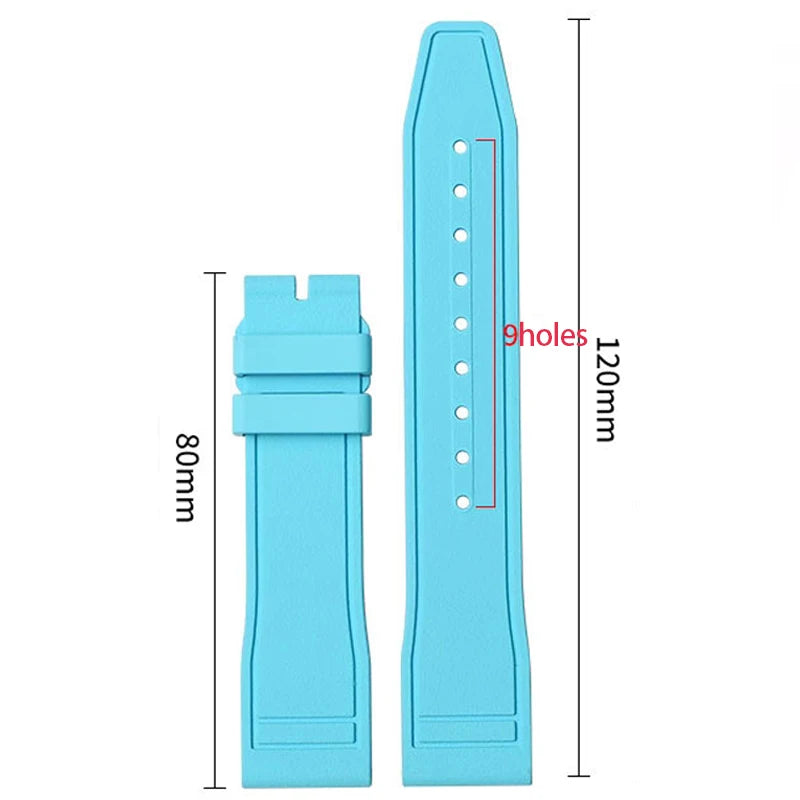 CowLost | 20-21-22mm-rubber-watchband-for-iwc-for-pilot-for-portofino-for-portugieser-quick-release-strap-sport-bracelet-waterproof-band |6