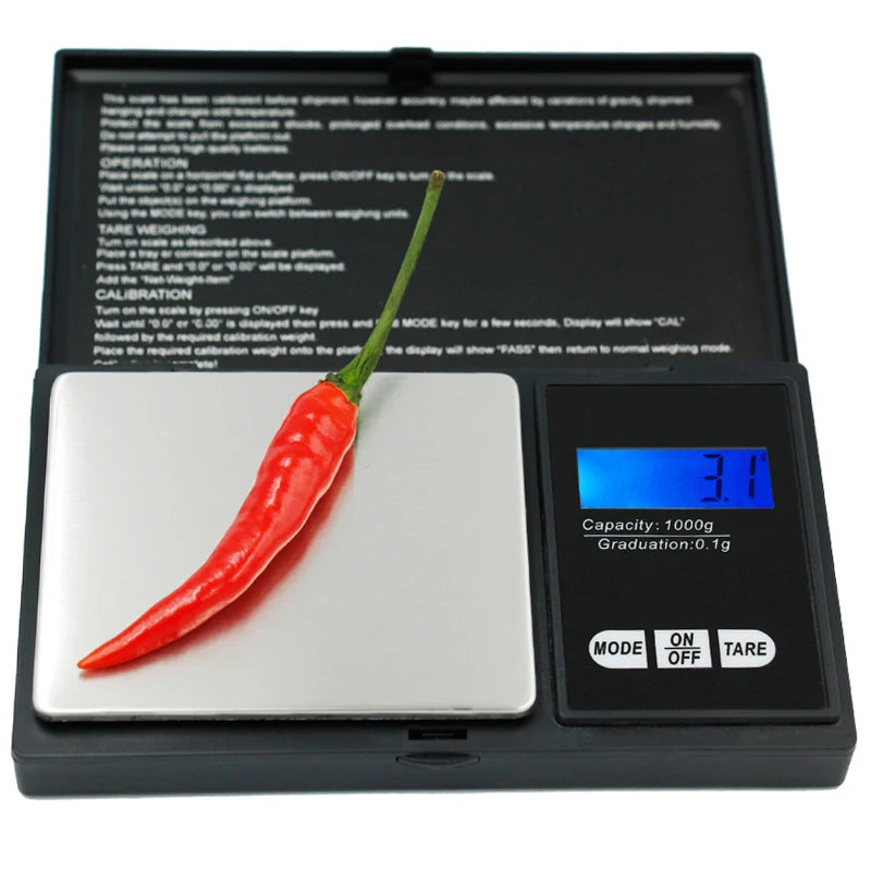 Digital Jewelry Scale 200g/0.01g 500g/0.01g 1000g/0.1g Electronic Pocket Weight Scale g/oz/gn/ct/dwt/ozt