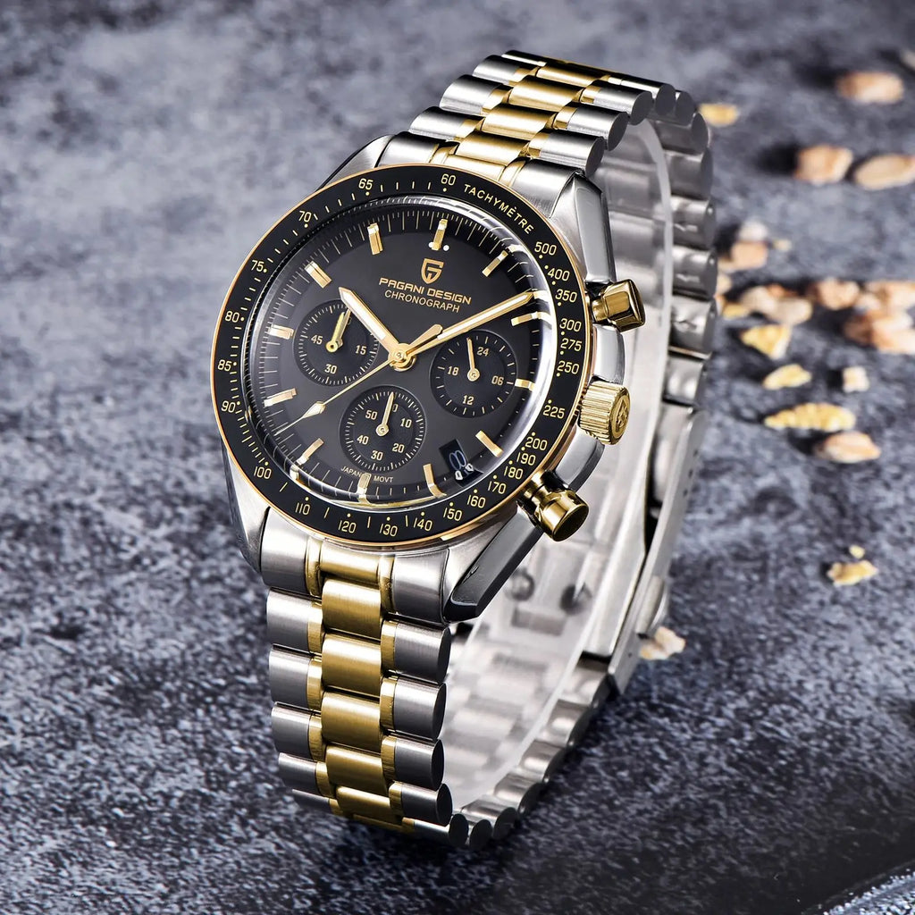 CowLost | pagani-design-2025-silver-gold-moon-luxury-quartz-watches |3