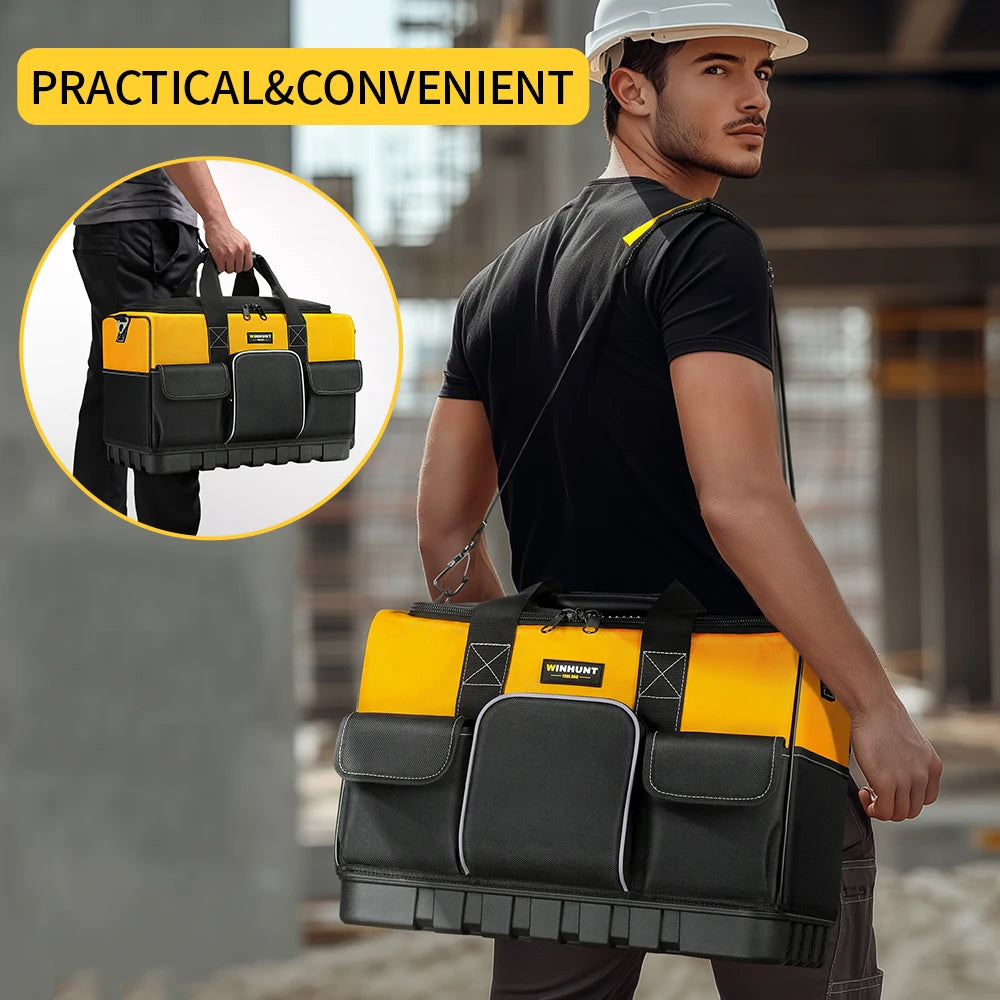CowLost | product_id-winhunt-heavy-duty-tool-bag-with-wide-mouth-molded-bottom-adjustable-strap |1