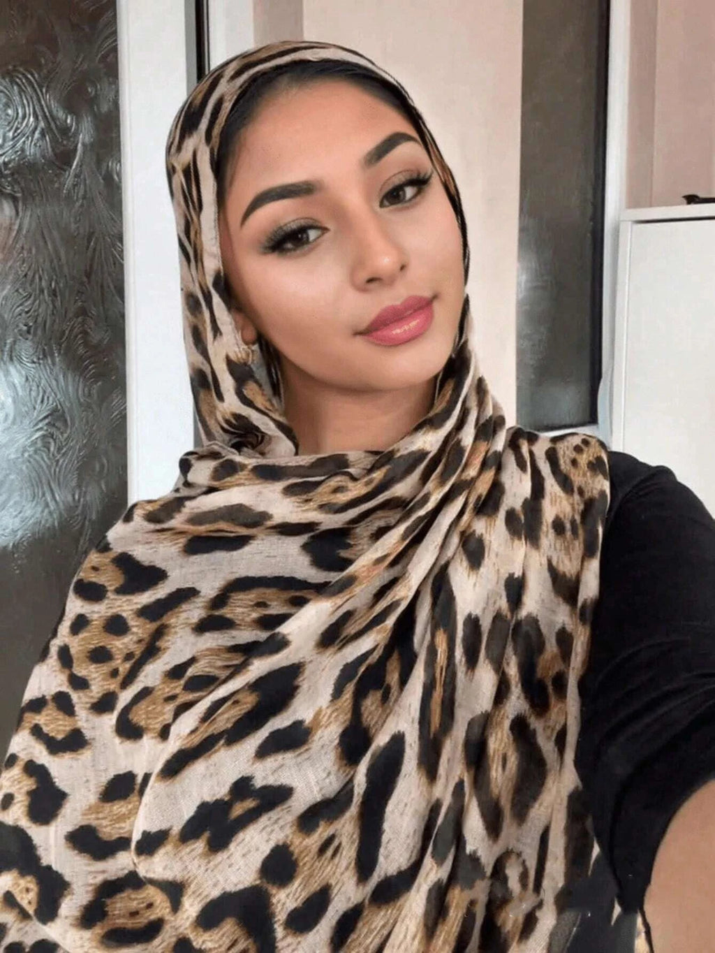CowLost | 1pc-womens-scarves-bohemian-leopard-print-hijab-scarf |13