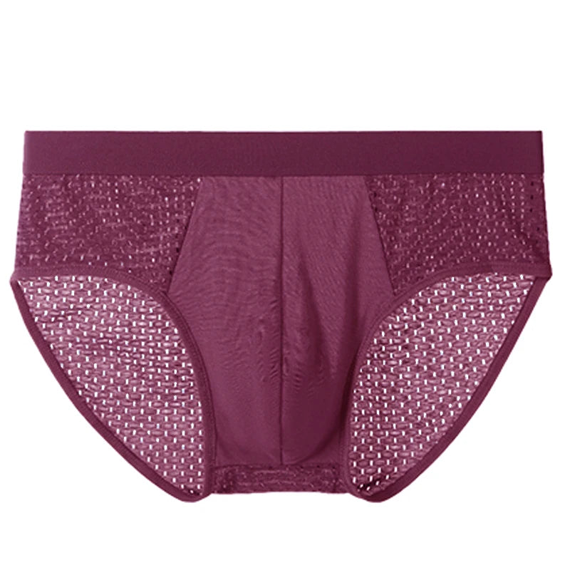 CowLost | xl-4xl-mens-plus-size-breifs-solid-color-breathable-panties |17
