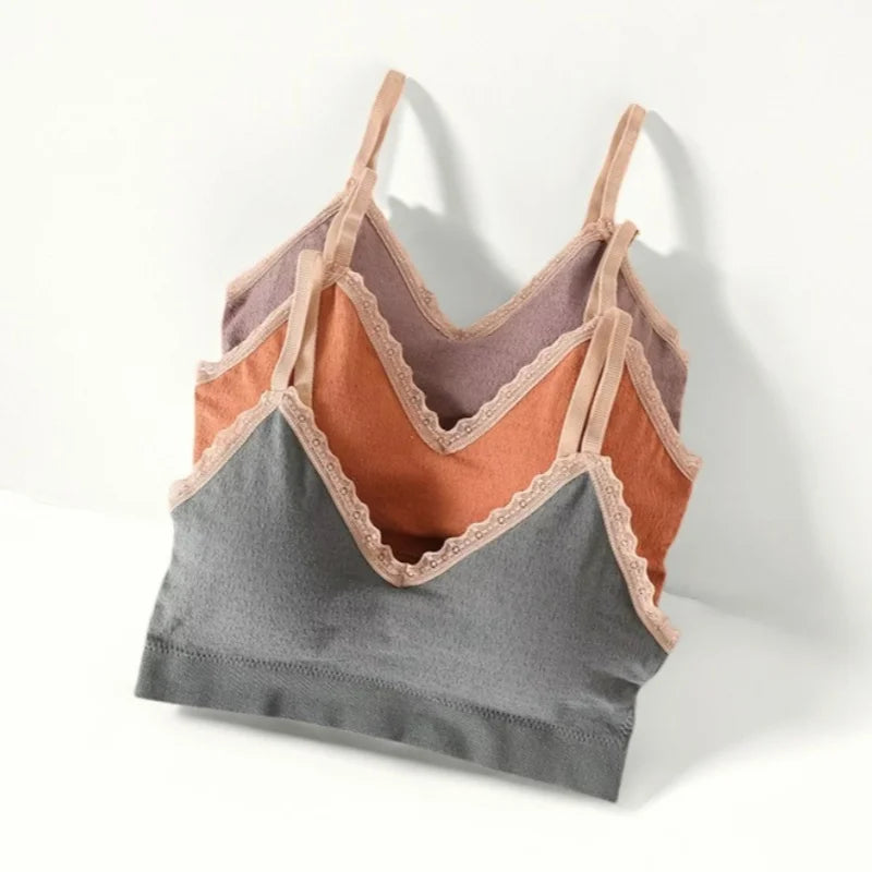 CowLost | product_id-seamless-cotton-tube-top-bra-with-lace-rim-and-removable-pads-for-women |1