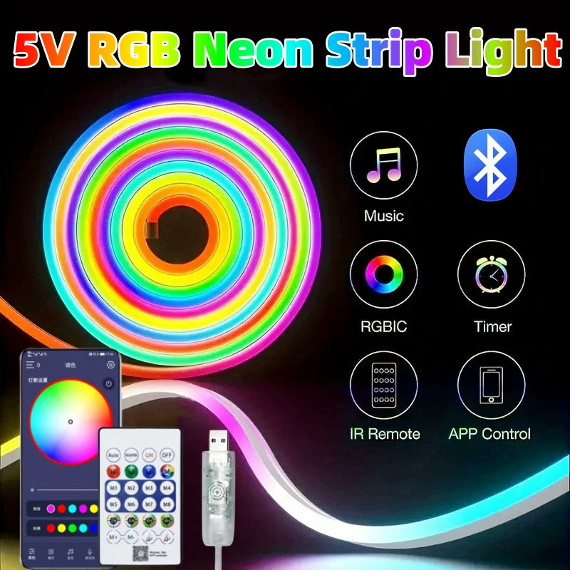 CowLost | product_id-5v-usb-rgbic-neon-led-strip-lights-ip67-waterproof-bluetooth-ambient-lamp-for-home-party |1
