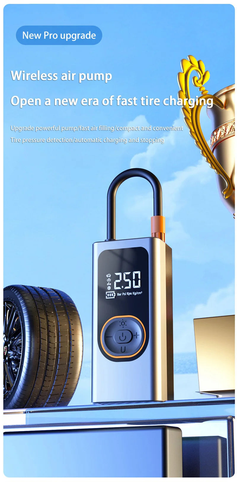 CowLost | product_id-portable-wireless-high-pressure-car-air-pump-with-power-bank-for-fast-inflation |8