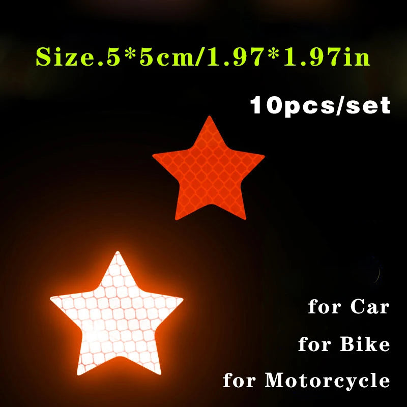 CowLost | product_id-10pcs-reflective-car-bumper-safety-warning-strips-stickers-set |10