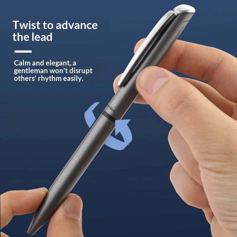 CowLost | product_id-pentel-bln2005-all-metal-gel-pen-low-center-gravity-assorted-colors-black-ink-rotary-signing-pen-for-meetings-and-planning |5