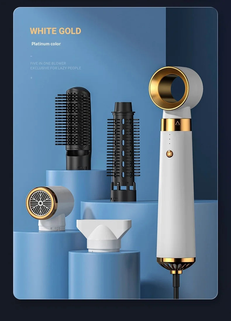 CowLost | product_id-homefish-5-in-1-electric-hair-dryer-with-straightener-curling-iron-hot-air-comb-diffuser-ac-motor |25