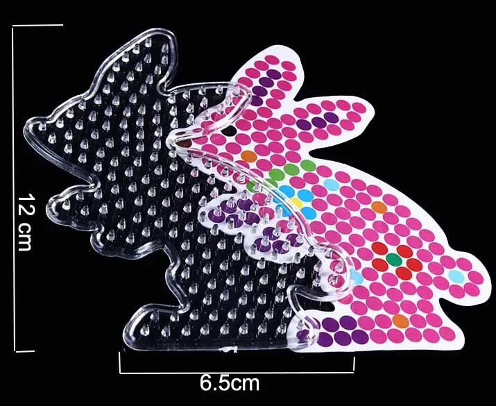 5mm Hama Beads Plastic Stencil Template for Perler DIY Pixel Beads Pegboard Puzzle