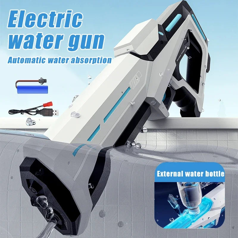 Kids Electric Water Gun Toy Full Automatic Spray for Outdoor Summer Games