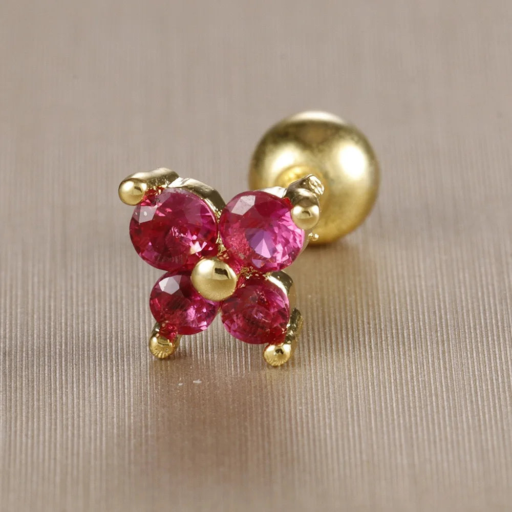 CowLost | business-card-cases-stainless-steel-birthstone-mini-stud-earrings-12-constellations |24