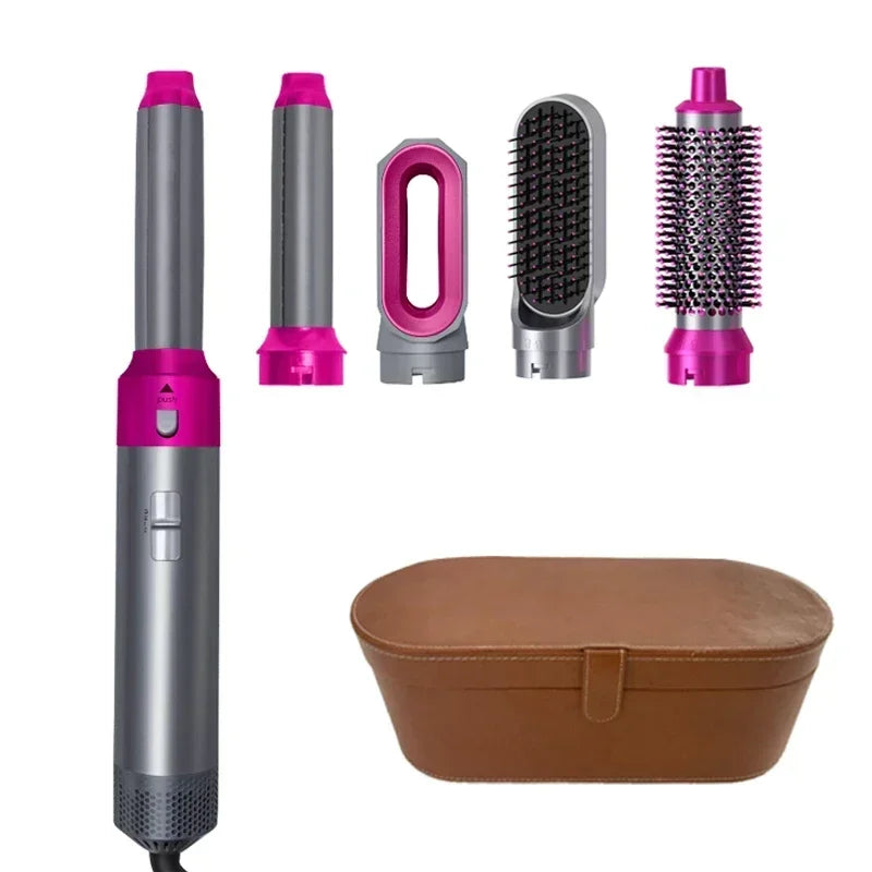CowLost | 5-in-1-hair-dryer-hot-comb-set-professional-curling-iron-hair-straightener-styling-tool-for-professional-hair-dryer-household |20