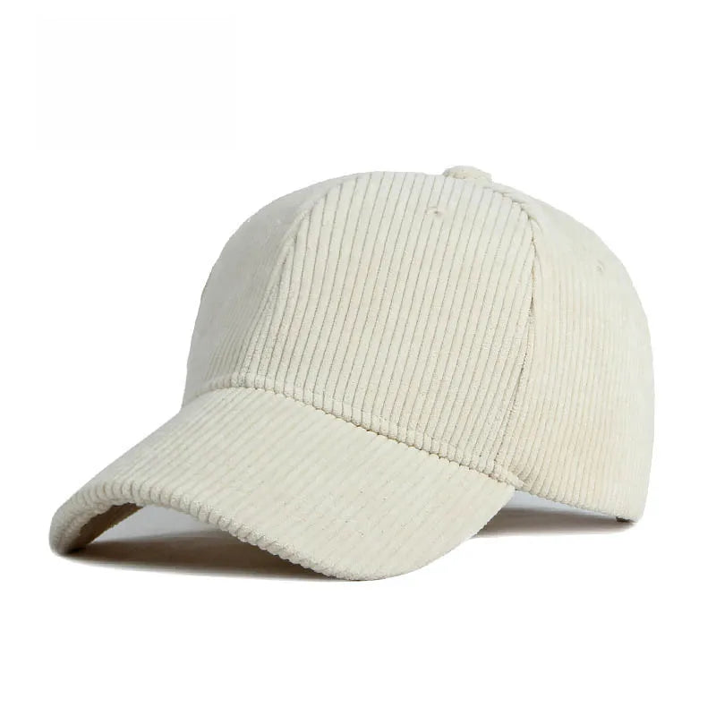 CowLost | corduroy-baseball-cap-for-women-men-new-cotton-solid-color-sunhat |30