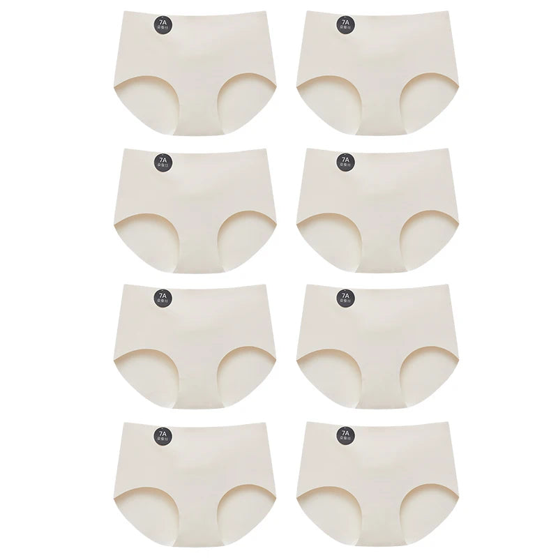 CowLost | product_id-fallsweet-8pcs-seamless-ultra-thin-high-elastic-mulberry-silk-panties-for-women-m-2xl |12