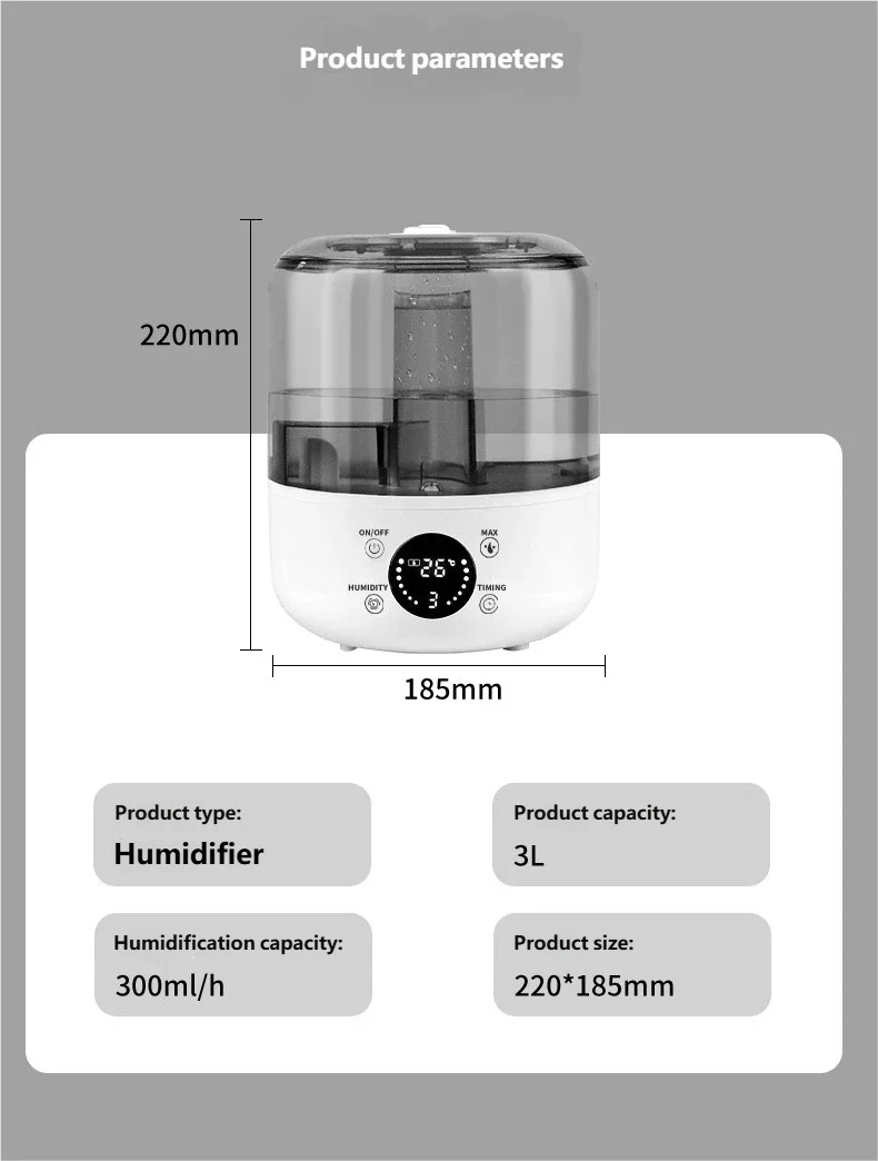 CowLost | product_id-homefish-ck2-silent-3l-air-humidifier-with-remote-control-and-timer |13