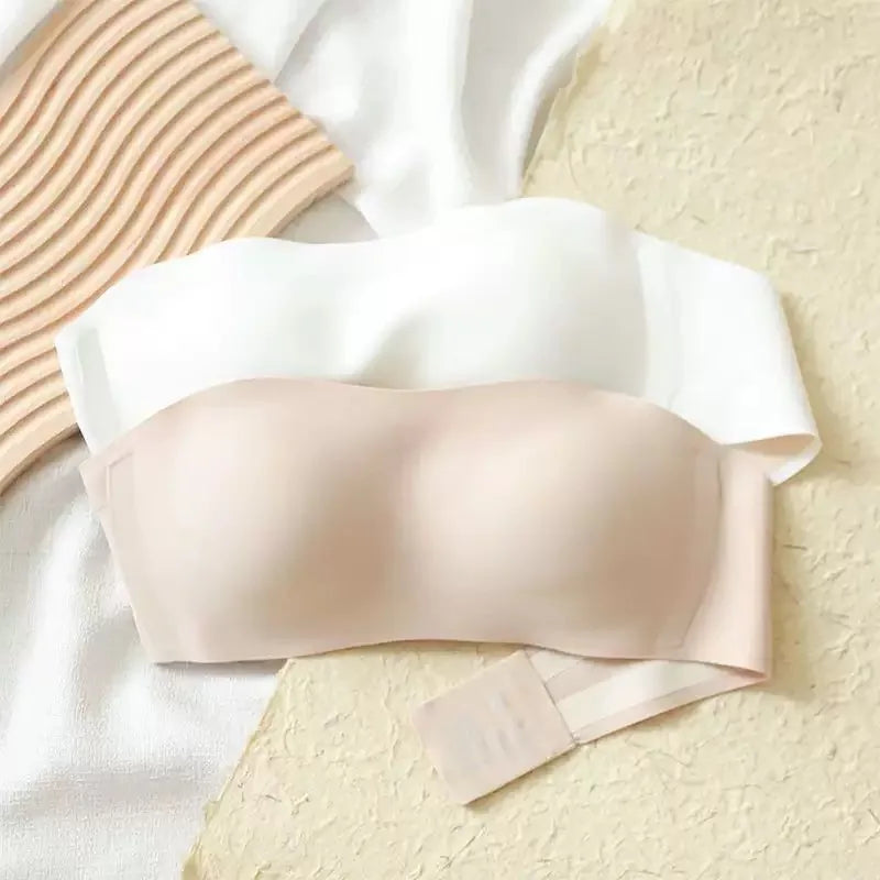 CowLost | seamless-strapless-invisible-bra-for-small-chest-breathable-light-thin-gathered-breasts-beautiful-back-womens-underwear |2