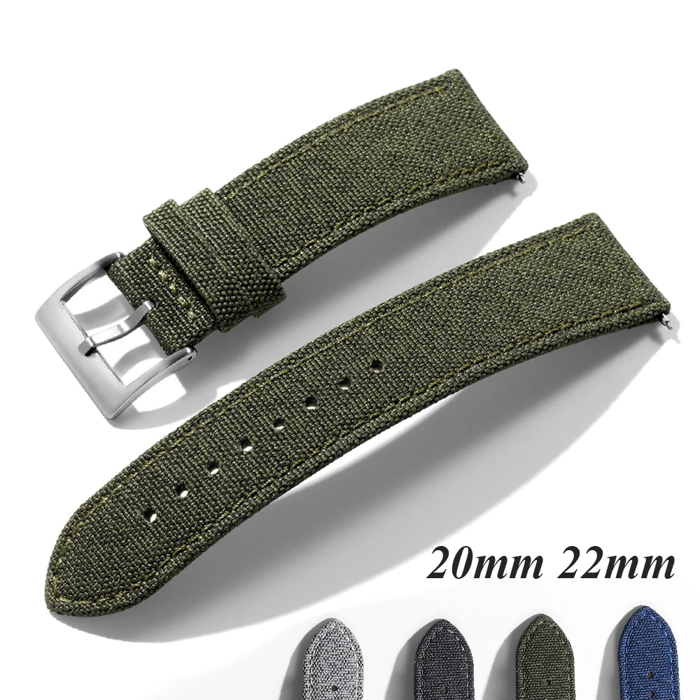 CowLost | product_id-sailcloth-quick-release-waterproof-watch-strap-20mm-22mm-for-seiko-unisex |1