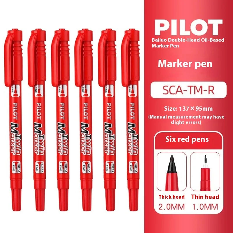 CowLost | product_id-pilot-oil-based-permanent-marker-pen-2-in-1-dual-tip-fine-bold-quick-drying-waterproof-smudge-proof |15