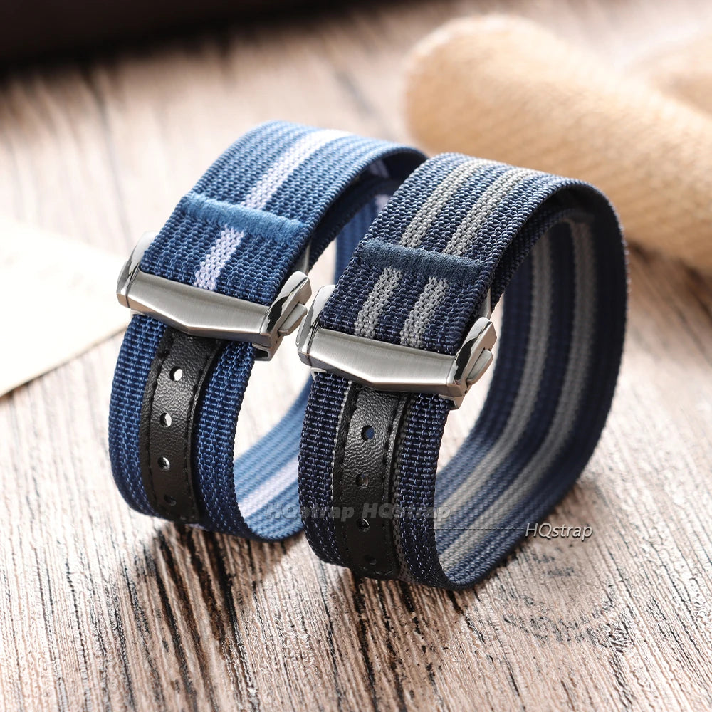 CowLost | bracelets-product_id-20mm-22mm-waterproof-nylon-watchband-for-omega-seiko-tudor-with-folding-buckle |3