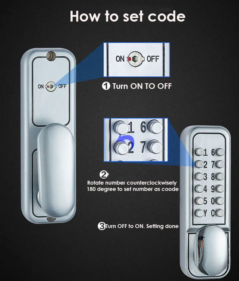 CowLost | locks-keys-product_id-3rd-gen-waterproof-mechanical-keypad-door-lock-keyless-deadbolt-digital-combination-lock |5