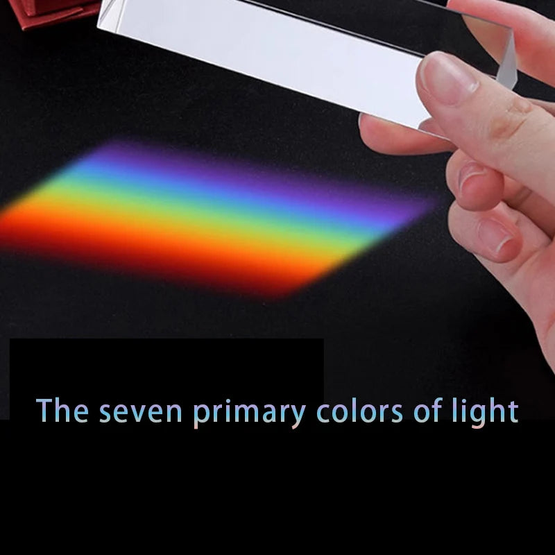CowLost | product_id-25x25x80mm-triangular-k9-optical-prism-for-physics-teaching-and-light-refraction |3