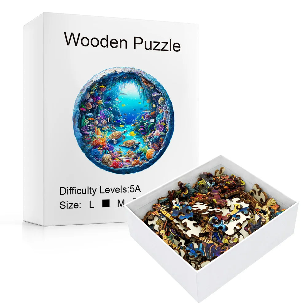 CowLost | product_id-ocean-wooden-jigsaw-puzzle-for-adults-with-whimsical-animal-design-and-gift-packaging |4