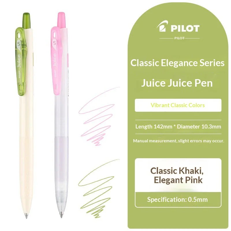 CowLost | product_id-pilot-juice-0-5mm-fine-gel-pens-soft-pastel-vintage-classics-clear-barrel-for-writing-illustration |37
