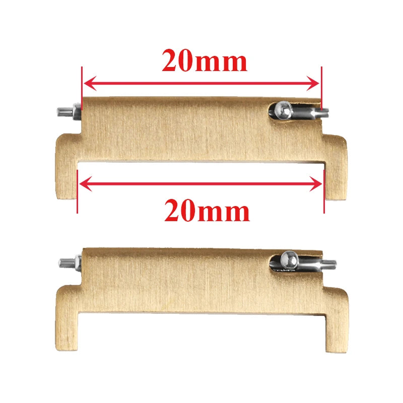 CowLost | product_id-2pcs-stainless-steel-quick-release-watchband-strap-adapters-18mm-22mm |28