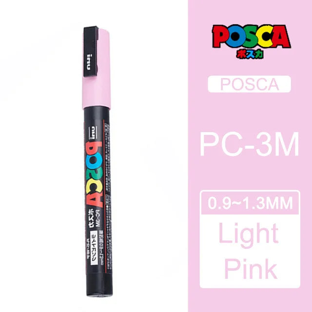 CowLost | product_id-uni-posca-pc-1m-3m-5m-multi-color-acrylic-permanent-marker-for-fabric-rock-metal-pop-posters-graffiti |63
