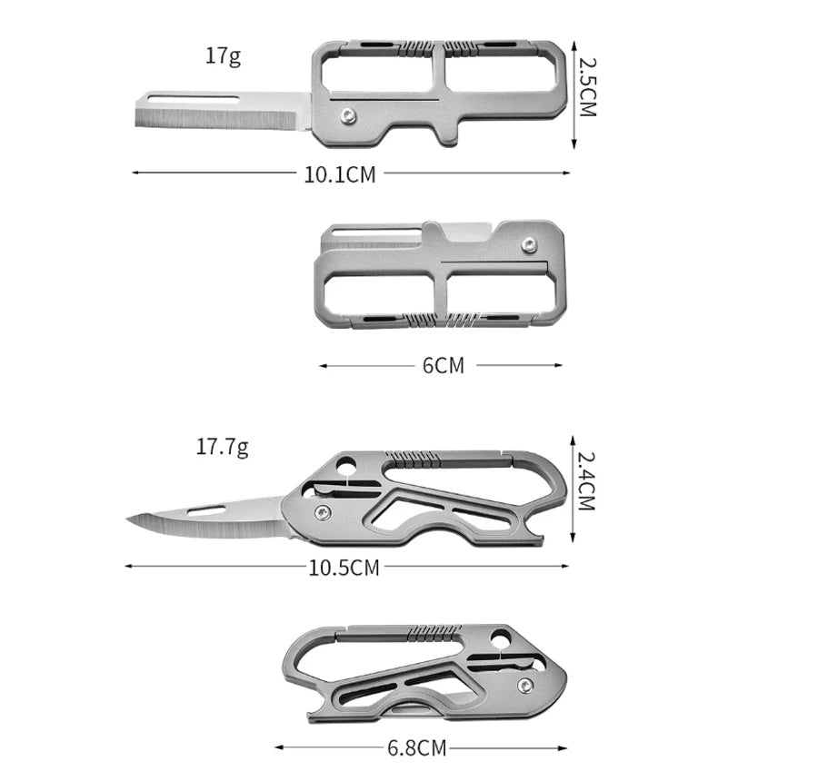 CowLost | uncategorized-yesisok-titanium-alloy-folding-keychain-knife-d2-blade |6