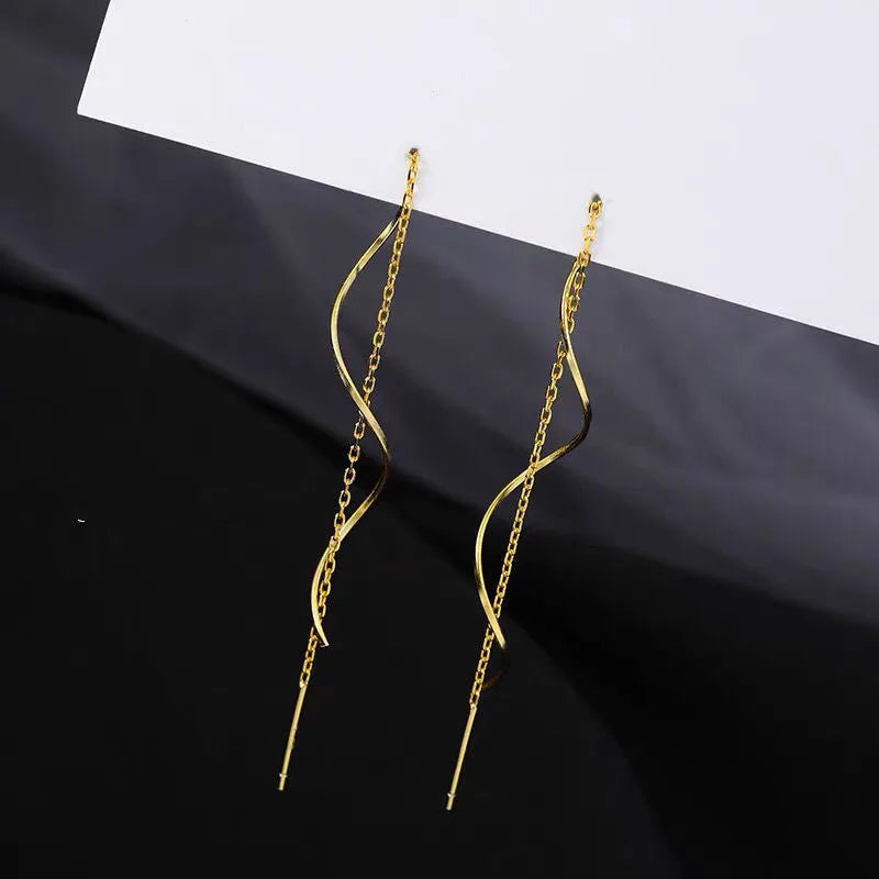 CowLost | vintage-long-tassel-geometric-square-drop-earrings-for-women |47