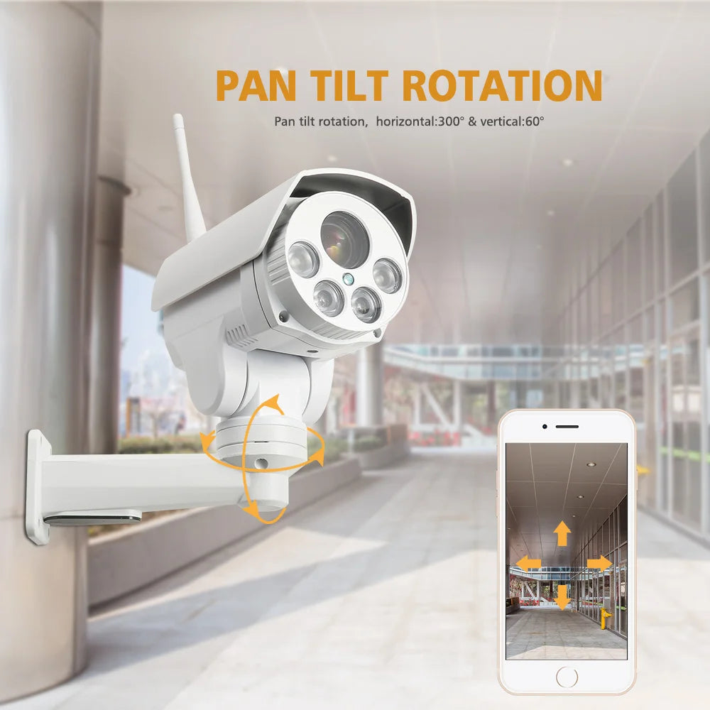 CowLost | 4k-8mp-5mp-wifi-4g-sim-card-ptz-ip-camera-outdoor-5x-10x-optical-zoom-auto-focus-lens-wireless-cctv-surveillance-camera |15