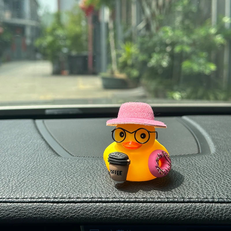 CowLost | product_id-coffee-lover-rubber-duck-car-dashboard-decoration-yellow-duck |5