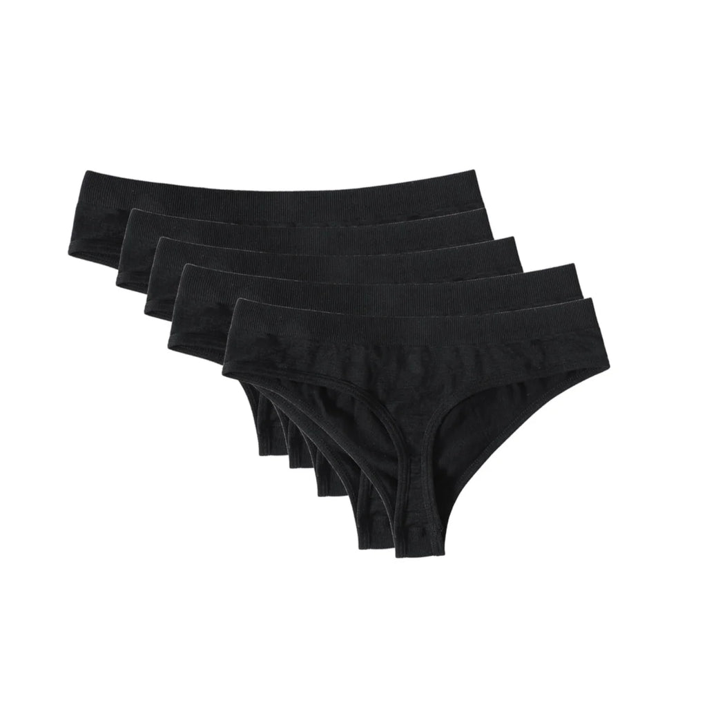 CowLost | product_id-5-pack-womens-seamless-low-rise-g-string-thongs-m-xl |14