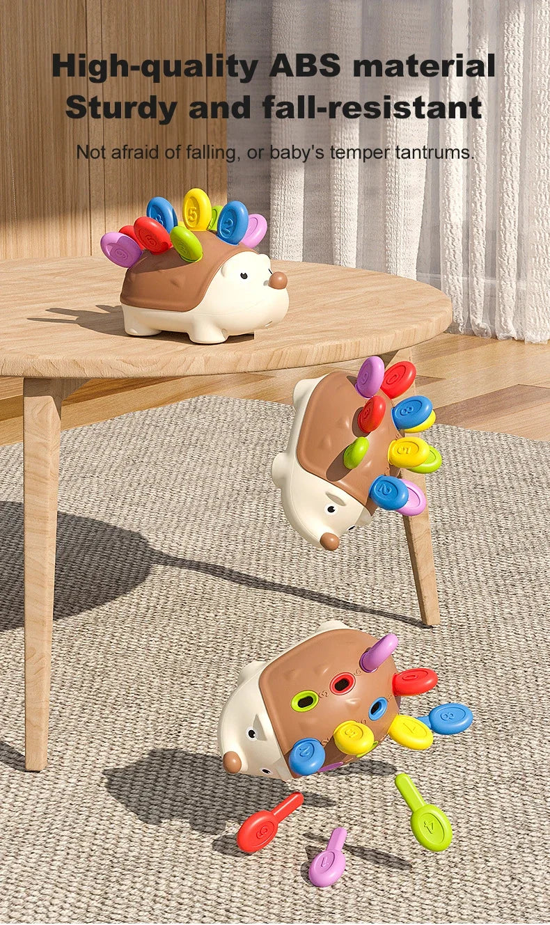 Montessori Baby Hedgehog Sensory Fine Motor Educational Toy for Kids
