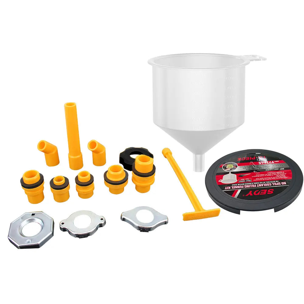 CowLost | product_id-15-piece-universal-spill-proof-coolant-and-oil-filling-funnel-kit |1