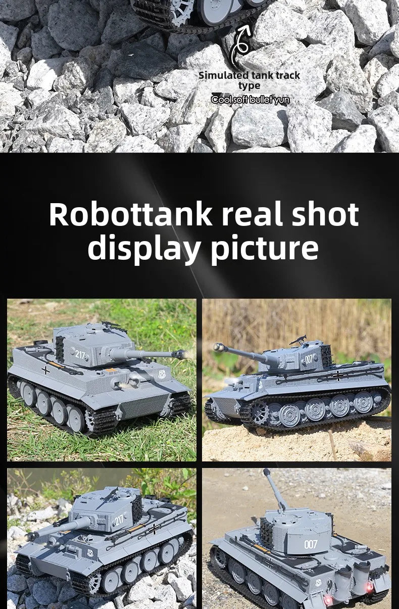 CowLost | intercom-accessories-taigen-1-24-rc-tiger-i-battle-tank-radio-control-toy |10