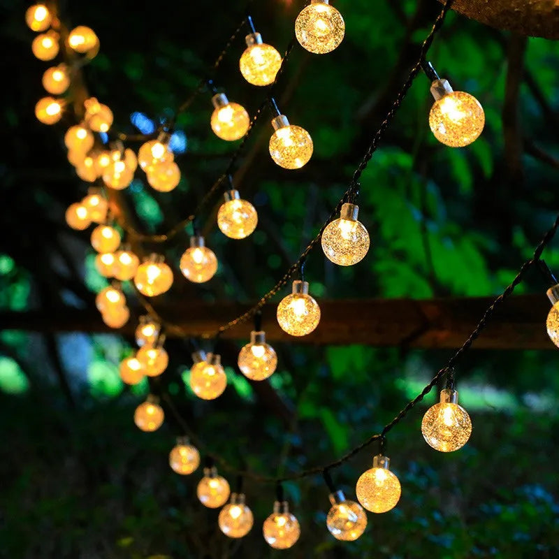 CowLost | product_id-solar-crystal-globe-100-led-solar-string-lights-for-outdoor-garden-party-decor |11