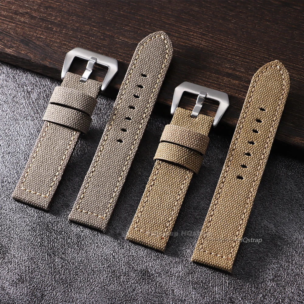 CowLost | product_id-20mm-24mm-canvas-nylon-leather-watchband-for-panerai-universal-sport-wrist-strap-men-women |3