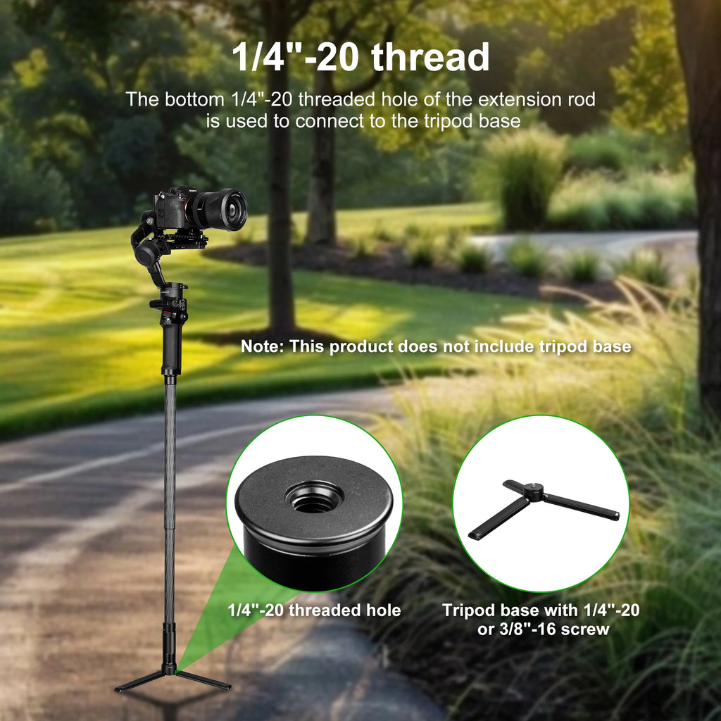 CowLost | product_id-fanaue-adjustable-carbon-fiber-gimbal-extension-rod-for-camera-stabilizers |5