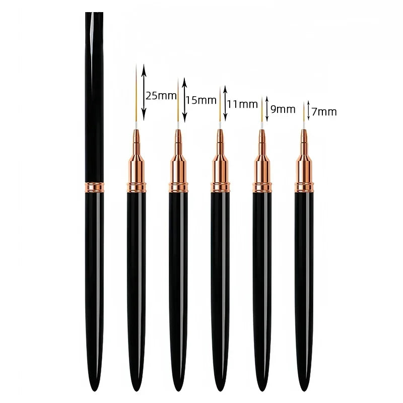 CowLost | tools-nail-liner-brush-set-5pcs-uv-gel-manicure-tools |15