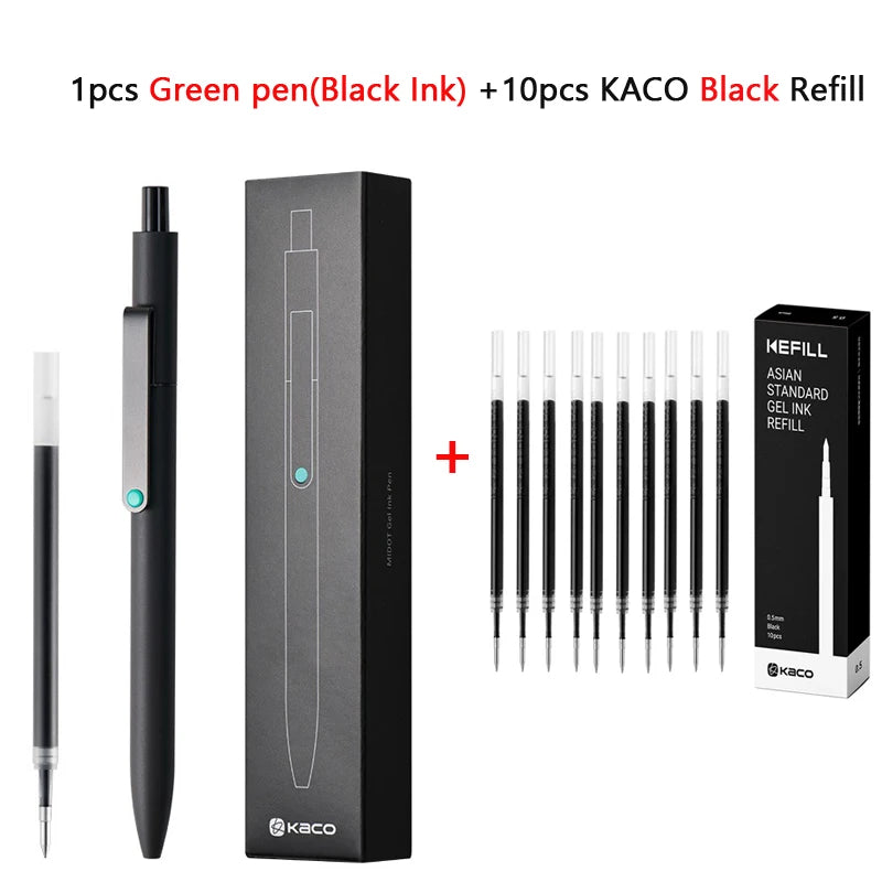 CowLost | product_id-kaco-midot-0-5mm-black-gel-ink-pen-quick-dry-metal-clip-premium-design |23