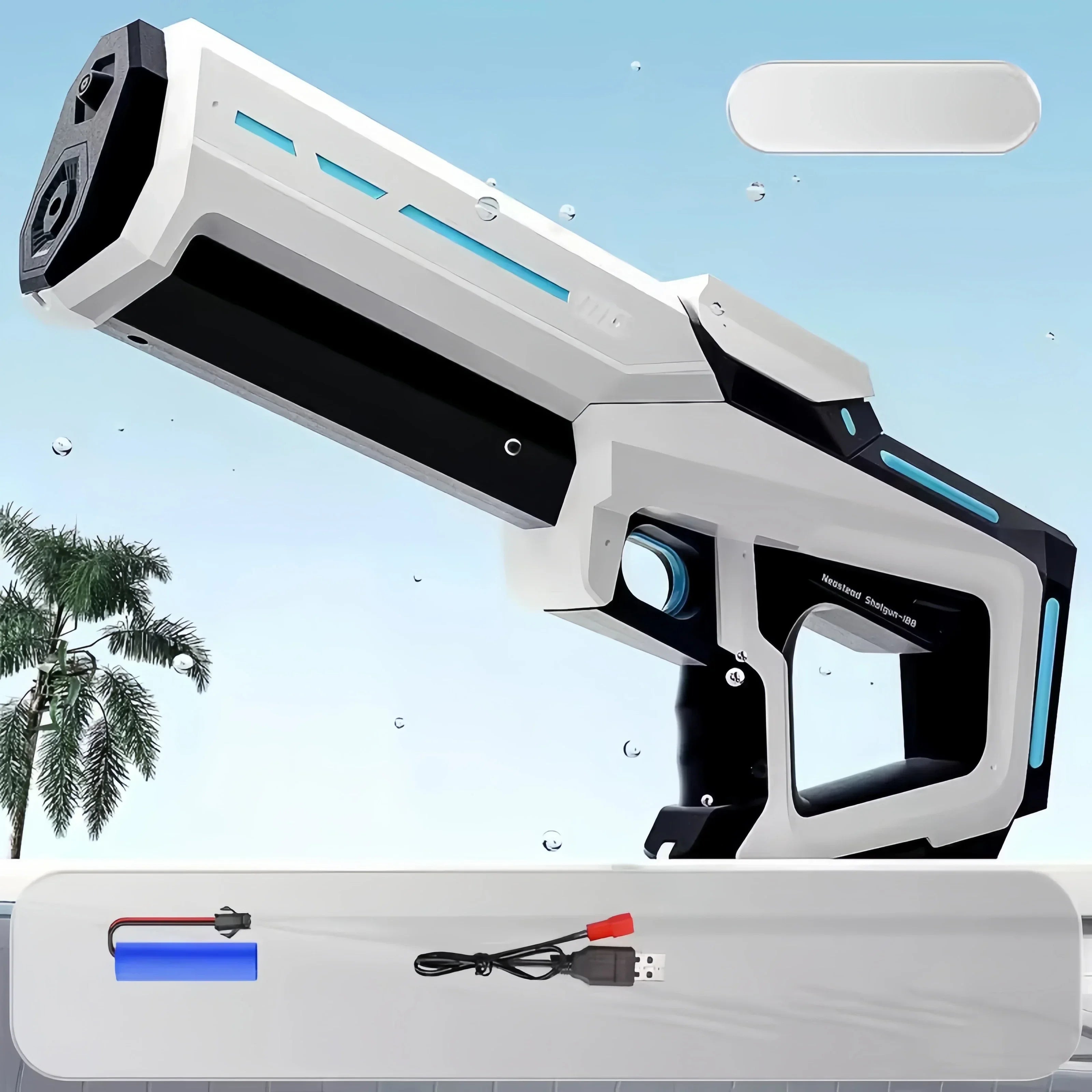 Kids Electric Water Gun Toy Full Automatic Spray for Outdoor Summer Games