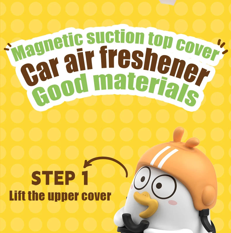 CowLost | product_id-no-perfume-diy-cute-duck-pilot-car-air-freshener-vent-clip-diffuser-ornament |12